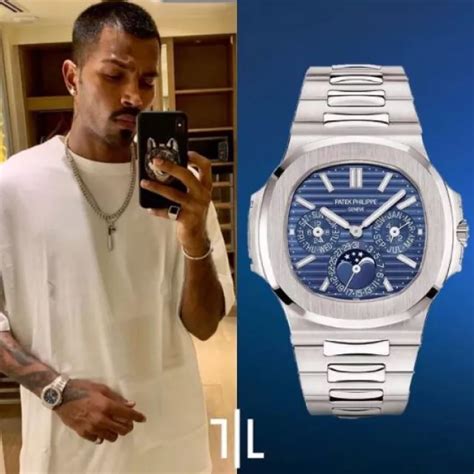 patek philippe hardik pandya watch|Hardik Pandya watch india.